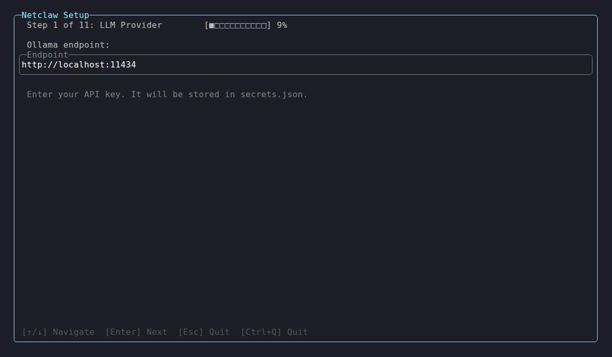 Endpoint configuration