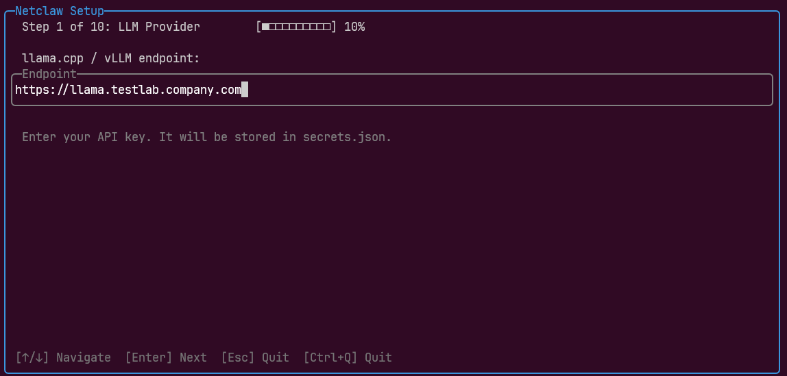Provider endpoint configuration